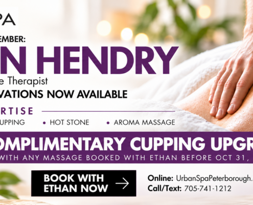 Meet Ethan Hendry, Urban Spa's New Registered Massage Therapist